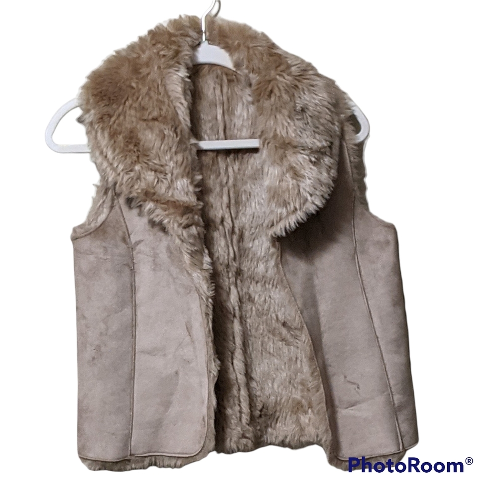 MIX IT faux Suede vest Small
